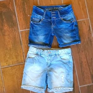 Girls denim shorts